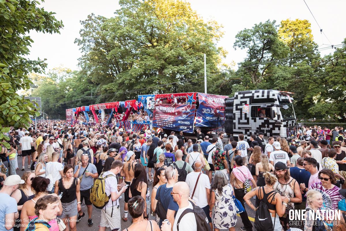 One Nation - Street Parade Lovemobile - Geschichte - 2024